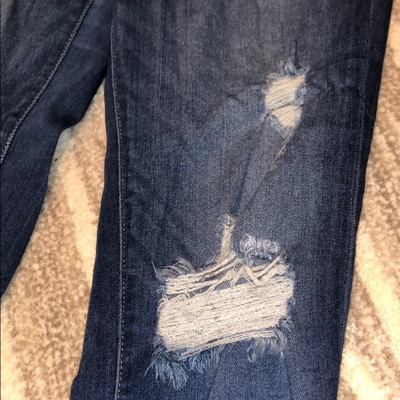 Hidden Ripped Blue Jeans - Picture 4 of 5